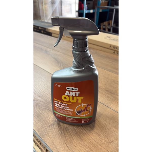 12 ONE LITER SPRAY CONTAINERS OF WILSON ANT OUT ANT KILLER