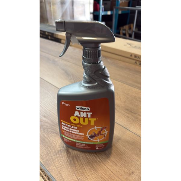 12 ONE LITER SPRAY CONTAINERS OF WILSON ANT OUT ANT KILLER