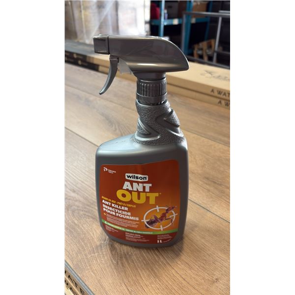 12 ONE LITER SPRAY CONTAINERS OF WILSON ANT OUT ANT KILLER