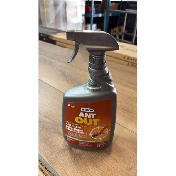 12 ONE LITER SPRAY CONTAINERS OF WILSON ANT OUT ANT KILLER