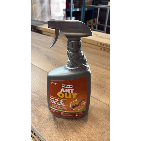 12 ONE LITER SPRAY CONTAINERS OF WILSON ANT OUT ANT KILLER