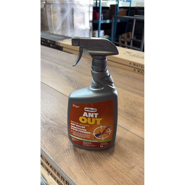 12 ONE LITER SPRAY CONTAINERS OF WILSON ANT OUT ANT KILLER