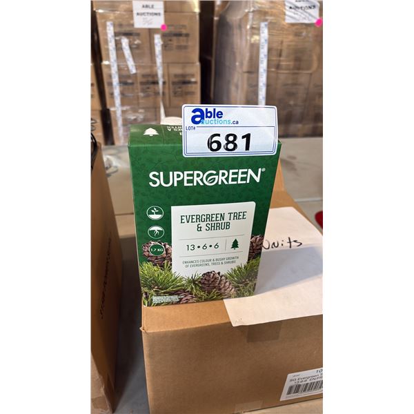 BOX OF SUPERGREEN EVERGREEN TREE & SHRUB 13-6-6 1.7KG 6 PER BOX