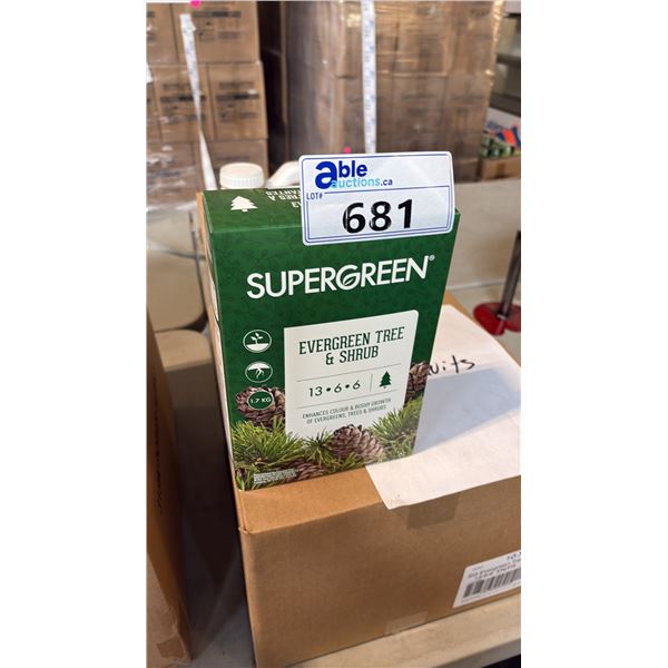 BOX OF SUPERGREEN EVERGREEN TREE & SHRUB 13-6-6 1.7KG 6 PER BOX