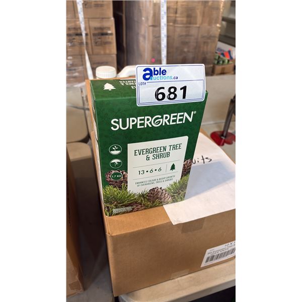 BOX OF SUPERGREEN EVERGREEN TREE & SHRUB 13-6-6 1.7KG 6 PER BOX