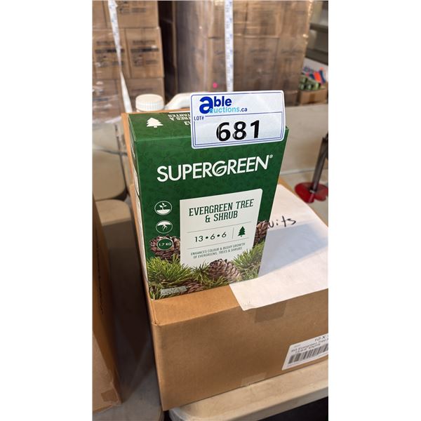 BOX OF SUPERGREEN EVERGREEN TREE & SHRUB 13-6-6 1.7KG 6 PER BOX