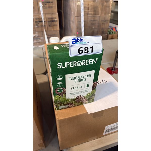 BOX OF SUPERGREEN EVERGREEN TREE & SHRUB 13-6-6 1.7KG 6 PER BOX