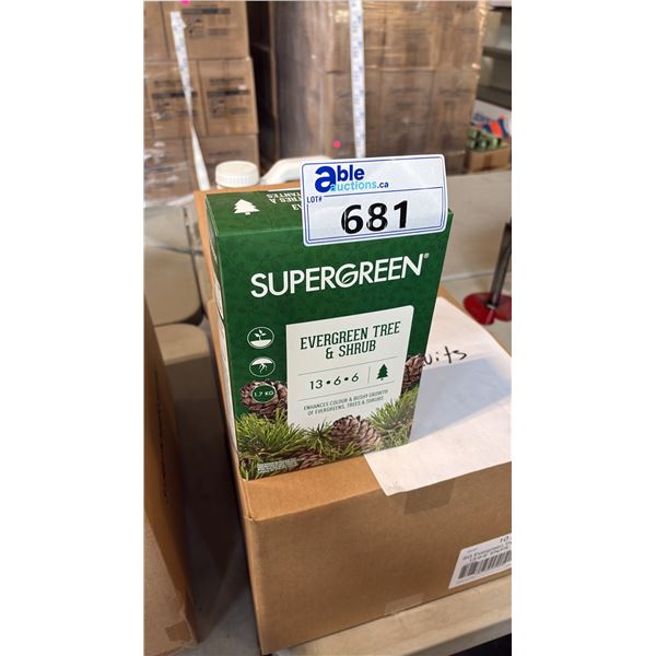 BOX OF SUPERGREEN EVERGREEN TREE & SHRUB 13-6-6 1.7KG 6 PER BOX