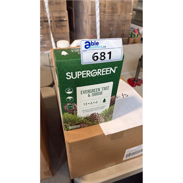 BOX OF SUPERGREEN EVERGREEN TREE & SHRUB 13-6-6 1.7KG 6 PER BOX