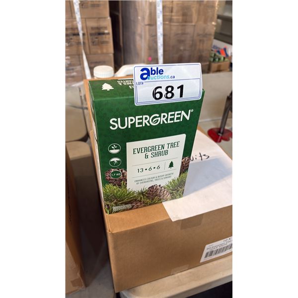 BOX OF SUPERGREEN EVERGREEN TREE & SHRUB 13-6-6 1.7KG 6 PER BOX