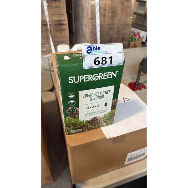 BOX OF SUPERGREEN EVERGREEN TREE & SHRUB 13-6-6 1.7KG 6 PER BOX