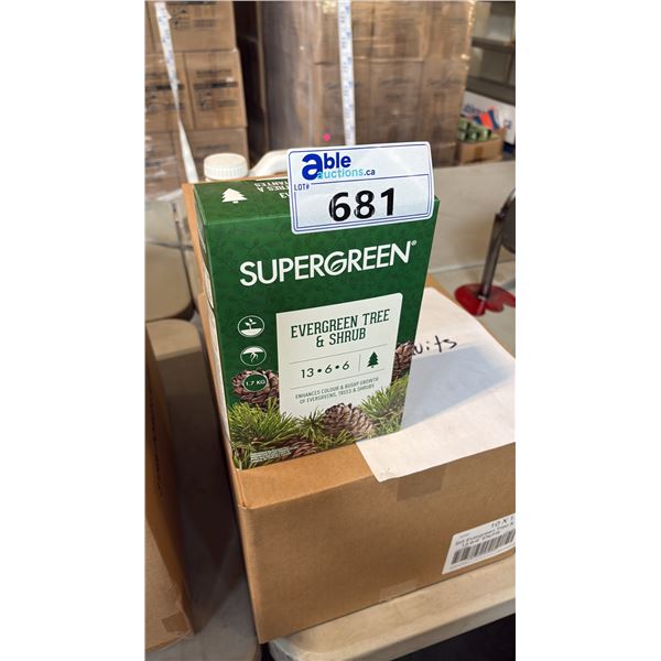 BOX OF SUPERGREEN EVERGREEN TREE & SHRUB 13-6-6 1.7KG 6 PER BOX