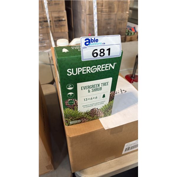 BOX OF SUPERGREEN EVERGREEN TREE & SHRUB 13-6-6 1.7KG 6 PER BOX