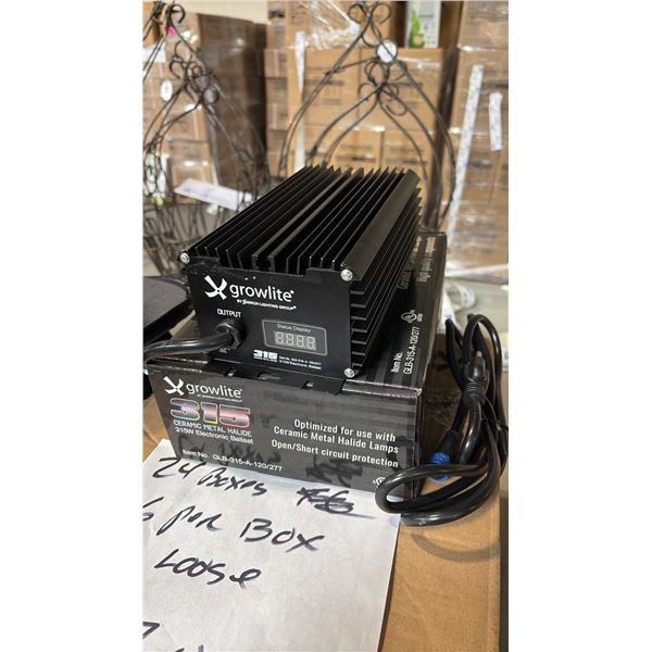 GROWLITE 315 CERAMIC METAL HALIDE 315W ELECTRONIC BALLAST 6 PER BOX
