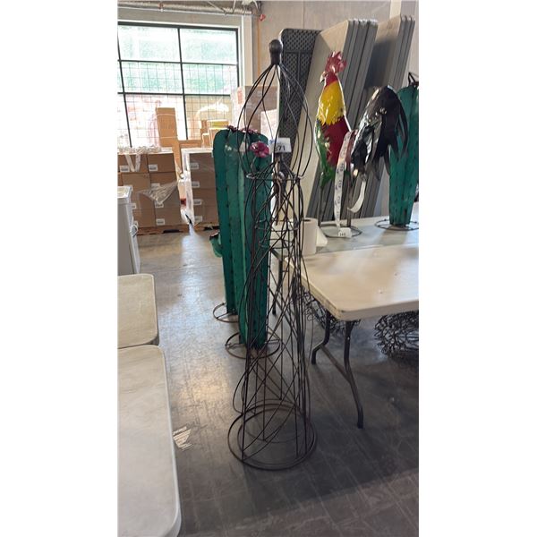 3 ASSORTED OBELISK TRELLISES