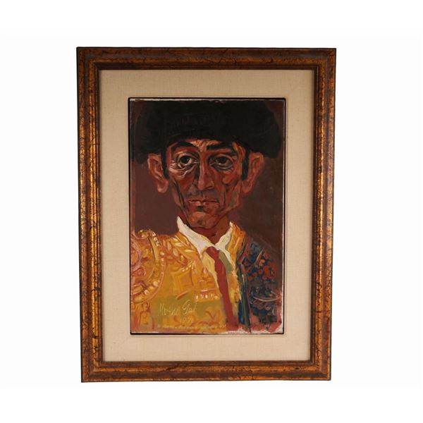 Moshe Gat - Portrait of a Matador O/C