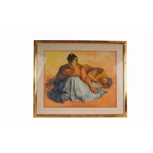 Francisco Zuniga - Juchitecas - Color Lithograph