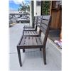 Image 5 : Qty 4 Wooden Chairs w/ Slatted Backs & Seats 17" x 17" x 34.5"H