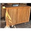 Image 1 : Wooden Reception Desk 79" x 47" x 49"H w/ Multiple Menu Covers