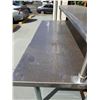 Image 10 : Metal Kitchen Table w/ Hally HL-DOS1248 Double Tier Overshelf 48" x 24" x 66"H