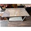 Image 2 : Reidhoff Metal Kitchen Prep Table w/ Undershelf & Raised Edge 48" x 24" x 36"H