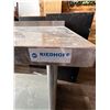 Image 6 : Reidhoff Metal Kitchen Prep Table w/ Undershelf & Raised Edge 48" x 24" x 36"H