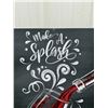 Image 2 : Make a Splash Wine Artwork 24" x 30" Unframed