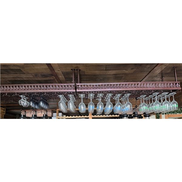 Misc Stemmed Glassware: Wine Glasses, Flutes, Snifters, etc (rack not included)