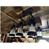 Image 4 : Qty 6-Light Farmhouse Lantern-Style Chandelier Lights 17" x 12"H