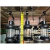 Image 6 : Qty 6-Light Farmhouse Lantern-Style Chandelier Lights 17" x 12"H
