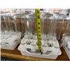 Image 10 : Multiple Wine Carafes, Glass Jars w/ Lids, Cylinders, etc Misc Sizes