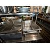 Image 4 : Contents of Shelf: Metal Food Storage Containers w/ Some Lids, Mixing Bowls, etc Misc Sizes (shelf n