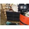 Image 5 : Multiple Metal & Plastic Food Storage Containers, Glass Bottles, Black Footed Bowls, Trays, etc Misc