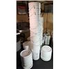 Image 1 : Multiple White Plastic Pails w/ Some Lids, Hoses, etc