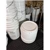 Image 2 : Multiple White Plastic Pails w/ Some Lids, Hoses, etc