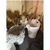 Image 6 : Multiple White Plastic Pails w/ Some Lids, Hoses, etc
