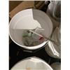 Image 8 : Multiple White Plastic Pails w/ Some Lids, Hoses, etc