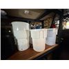 Image 2 : Multiple Plastic Buckets, Clear Storage Containers, Fish Bowls, Juicer, etc Misc Sizes