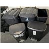 Image 1 : Qty 5 Trash Receptacles, Misc Brands & Sizes