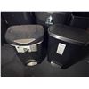 Image 3 : Qty 5 Trash Receptacles, Misc Brands & Sizes