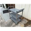 Image 4 : GSW C-23WL Rolling 3-Tier Bus Cart 31" x 19" x 34"H