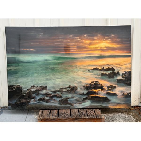 Ocean Scene Artwork 60" x 40" Unframed