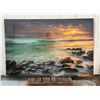 Image 1 : Ocean Scene Artwork 60" x 40" Unframed