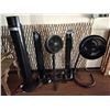 Image 1 : Qty 5 Floor Fans, Misc Styles & Sizes