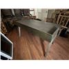 Image 5 : Rectangular Wooden Table w/ Metal Legs & 2 Drawers 60" x 27" x 31"H