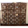 Image 1 : Woven 4-Panel Screen w/ Misc Artwork 96" x 87"