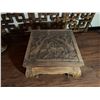 Image 2 : Square Coffee Table w/ Carved Legs & Top  24" x 24" x 17"H