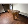 Image 3 : Wooden Slatted Bench 61" x 20" x 18"H