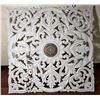 Image 1 : Floral Cut-Out Design Panel w/ Hand & Eye Motif 47" x 48"