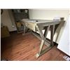 Image 5 : Wooden Desk w/ 3 Drawers 60" x 28" x 31"H & Rolling Office Chair